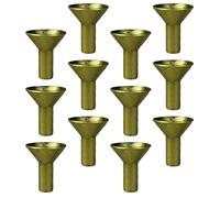 FOYTOKI Porte-cônes d'encens, Support Anti-refoulement pour encensoir en métal, 12 pièces, Or, pour Chambre