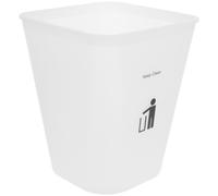 FOYTOKI Poubelle Ménagère 11,8 L en Plastique Anneau Presse-paquet | Ouverture Large et Accès Ouvert, Retenue Sécurisée des Paquet, Style Moderne Cuisine, Bureau, Salle de Bain
