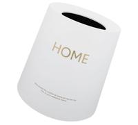 FOYTOKI Poubelle Ronde à Double Paroi 12l en Plastique PP, Blanche | Corbeille Intérieure au Finition Mat, Bords Lisses, Usage Chambre ou Hôtel, pour Papiers et Fleurs Artificielles