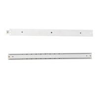 FOYTOKI Rail de guidage de tiroir latéral 200 mm en alliage d'aluminium avec micro-glissière à deux sections pour tiroirs de rangement général