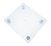 FOYTOKI Table de Nivellement Outil DIY Pratique et Précis en Résine Époxy Réglable Plateau Stable en Acrylique Blanc pour Espaces de Travail et Études