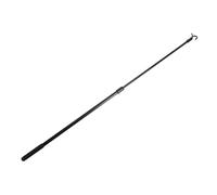 FOYTOKI Tringle à Rideaux Télescopique Barre en Alliage Aluminium Noir Lance Rideau Réglable Accessoire Facile à Utiliser pour Fermeture de Rideaux et Stores