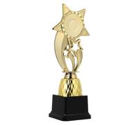 FOYTOKI Trophée de Compétition Délicat en Plastique Couleur Or D'étoile pour Garçon et Filles, Récompense pour Fêtes et Remises de Prix