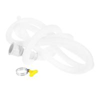 FOYTOKI Tuyau de Vidange Portable en Pvc pour Climatiseur Embout Ondulé, Canalisation pour Climatiseur Blanc de 2 Mètres, pour Fête Usage Domestique