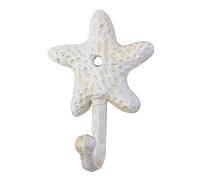 Fpreeza ÉToile de Mer Crochets Muraux DéCoratifs en Fonte Manteaux Tabliers Chapeaux Serviettes Crochets Plage OcéAn ThèMe Chic Crochets en MéTal