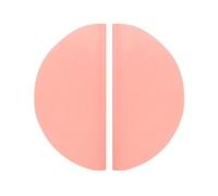 FQFLXY6589 Lot de 2 Poignées placard Demi-lune Poignée Chambre d'enfant colorées semi-circulaire Tirettes tiroir porte d’Armoire Cuisine Bouton Tiroir Meuble en Alliage d'Aluminium (200mm,Rose)