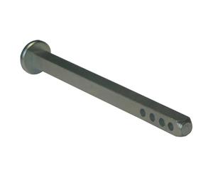 Fr duval Tige carrée pour poignée de porte pack de 5 - Zingué blanc
