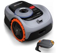 (FR) Navimow i105E avec Garage S, Tondeuse robotisée sans Fil, rec. 500 m², Max. 600 m², RTK+Vision Tondeuse Robot Gazon, IA cartographie Automatique, Limite virtuelle, Gestion multizone