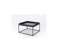 Kosmi - Table Basse métal Noir Style Industriel 60 x 60 x 40 cm