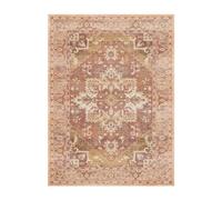 FRAAI | Home & Living Tapis de Salon Vintage - Sage Medallion Terracotta - 140x200cm - Vintage, Oriental, Persan - Rectangle