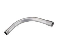 Fränkische Rohrwerke Coude fileté en aluminium ABG-E, Ã? mm - pouce 25 mm, Gaine + protection pour câbles, Argent