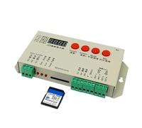 Frahou Contrôleur programmable T1000S/K-1000S DC5-24 V LED 2048 pixels pour WS2812, pour WS2811