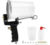 Frahou Kit applicateur Gelcoat : buse de 4 mm, 3 tasses, alimenté par air, fonctionne pour résines, films d'adieu, pansements, pression de 0,4 à 0,5 MPa