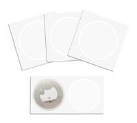 Frahou Lot de 100 autocollants NFC Ntag216 Ntag216 NFC Tags NFC 216 Tag Ntag216 cartes NFC 13,56 MHz NFC Tag autocollants mémoire 888 octets