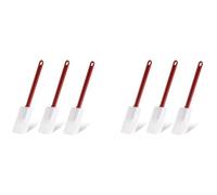 Frahou Lot de 6 spatules en silicone résistantes à la chaleur, passent au lave-vaisselle, pour rôtir