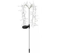 Frahou Lumières solaires de jardin avec 160 perles - Lumières solaires d'extérieur - Lampe luciole - IP44 - Étanche - Décoration - A