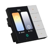 Frahou Tuya Smart Central Control Panel ZigBee Interrupteur mural domotique sans fil Système de contrôle de la lumière F3-Pro