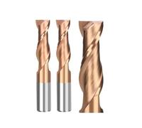 Fraise 1-12mm deux cannelures fraise en carbure TiCN enduit fraise à bout plat CNC Machine fraise CNC outils de coupe(D4xD4x11x50L)