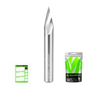 Fraise 30 V Tige 6 mm Rainure en V pour Fraise CNC Outil de Gravure et Chanfrein de Précision pour Bois, Aluminium, Acrylique, Plastique, PVC