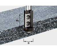 Fraise à affleurer avec plaquettes de rechange HW queue de 12mm FESTOOL HW S12 D21/30WM - 491120