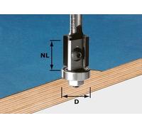 Festool Fraise à affleurer à roulement HW S8 D19/20WM Z2, Ø 19 mm, queue 8 mm