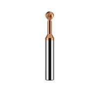 Fraise À Bille En Forme De T, Solide R0.5 - R10, Métal, Acier, Long Col, Aluminium, Cuivre, Carbure Fer, Bout 3D, 1 Pièce