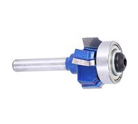 Fraise à Bois à 4 Dents Rondes de 1 Mm, Outil de Coupe de 8 Mm pour Tondeuses électriques, Machines à Graver - Essentiel pour Le Travail du Bois (Couteau à plaquer Les Chants