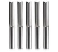 Fraise à bois - Mèche de fraisage - 6 mm - Lot de 5 - Fraise droite à filetage