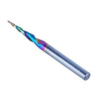 Fraise à bout sphérique conique à tige de 6 mm - Mèche en carbure monobloc avec revêtement DLC, 1 pièce(P2BC-R0.5-30.5-D6-D)