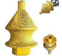 Fraise à chanfreiner diamantée pour meuleuse d'angle, cône de biseau professionnel pour carrelage et pierre, chanfreinage lisse et découpes de trous, parfait pour les projets de construction et de