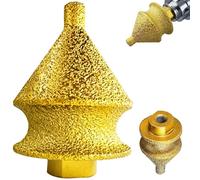 Fraise à chanfreiner diamantée pour meuleuse d'angle, cône de biseau professionnel pour carrelage et pierre, chanfreinage lisse et découpes de trous, parfait pour les projets de construction et de