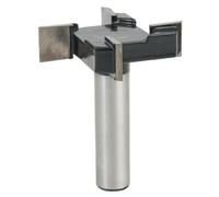 Fraise à défoncer en carbure pour spoilboard - Tige de 1,3 cm - 4 ailes | Fraise à lamelle CNC en carbure de tungstène 1/2 pouce pour spoilboard aplatissement foret de rabot en bois, pour CNC 4