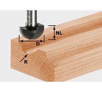 Fraise à gorge Festool HW, queue de 8 mm, HW S8 R8 | 490985