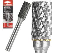 Fraise à lime rotative cylindrique | Ø10x20 mm | Longueur totale 65 mm | Tige 6 mm | en métal dur