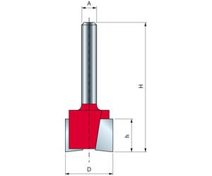 Fraise à mortaiser FREUD pour composites, contreplaqués, bois durs et tendres - 16
