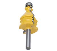 Fraise à Moulurer avec Queue de 8 Mm | Applications résistantes à l\'usure et polyvalentes, opération facile, corps en acier au carbone, compatible avec les