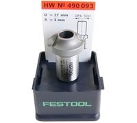 Fraise à moulurer - Festool - HW R3-OFK 500 - Metal dur - Adapté au cojinete de bolas