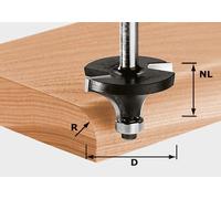 Festool Fraise à moulurer HW S8 D25,5/R6,35 KL – queue de 8 mm – 491013