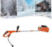 Fraise à neige - Fraise à neige électrique 1800 W - Alimentation par câble - Poussée à la main - Lance-neige - Orange/Noir