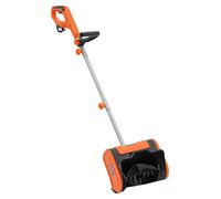 Fraise à neige, puissance 1800W, déneigement efficace, orange, électrique