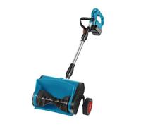 Fraise à Neige sans Fil pour Makita 18V Batterie, avec Roues auxiliaires | Souffleuse à Neige, portée de projection de 8 m, largeur de déneigement de 25 cm, profondeur de balayage 17 cm, sans Batterie