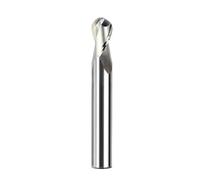 Fraise À Nez Sphérique En Carbure De Tungstène, Routeur CNC 2 Cannelures R0.5-R10 3mm - 20mm BF2055 1 Pièce