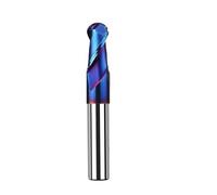 Fraise À Nez Sphérique En Carbure De Tungstène, Routeur CNC 2 Cannelures R0.5-R10 3mm - 20mm BL2060 1 Pièce