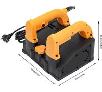 Fraise à plâtre électrique pour murs - lame standard - puissance 1200 W - largeur de fraisage 15 cm - profondeur de fraisage 1-4 mm - vitesse 1000-4000 tr/min - lames 26 - moteur en cuivre pur - or