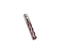 Fraise à queue C295 DIN 844, diamètre de la tige : 40 mm, longueur de coupe : 125 mm, HSS-E-PM TiCN, angle de coupe : 30°, pas de filetage : 6