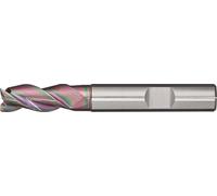 Fraise à queue DIN 6527 L, type W, diamètre nominal 12 mm, plaquettes monobloc spéciales 38/40 DIN 6535 HB, nombre de dents : 3, longue