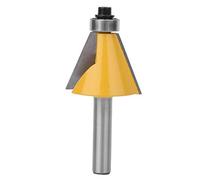 Fraise à Raboter, Bits de Routeur, Fraise à chanfreiner, chanfrein, chanfrein, 8 mm, avec fraise pour bois(22.5°)