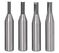 Fraise à rainure avec collet de 12 mm, lot de 4, ensemble de fraises à rainure
