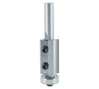Fraise à rainure, carbure, roulement à billes, arbre 8 mm, D16 mm, NL30 mm, GL72 mm
