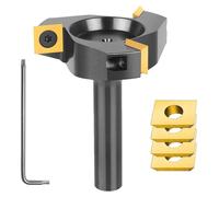 Fraise à rainure de 12 mm de diamètre, 60 mm de diamètre de coupe, 3 lames en carbure, 3 arêtes de coupe, pour machines CNC
